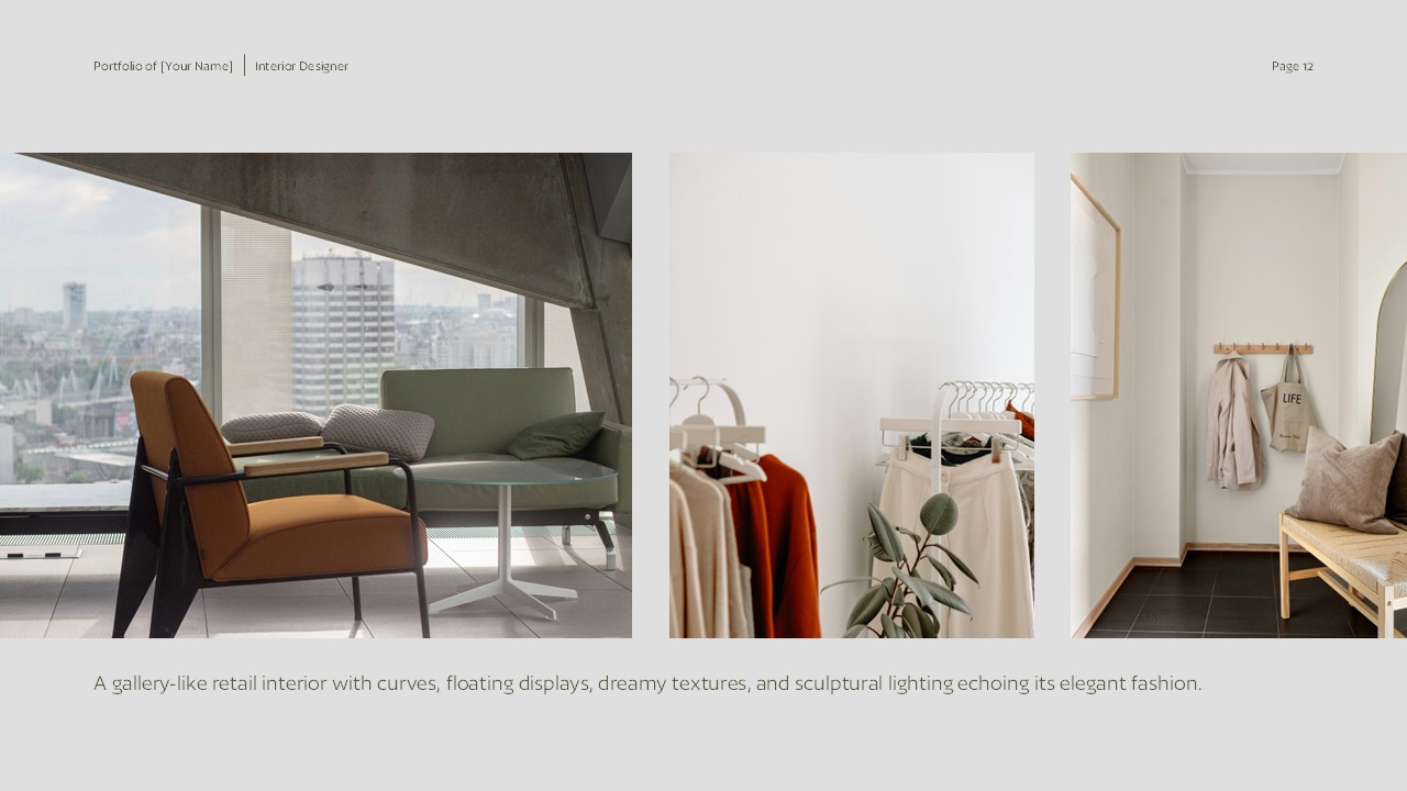 Interior Designer Portfolio PowerPoint, Presentation Templates ...