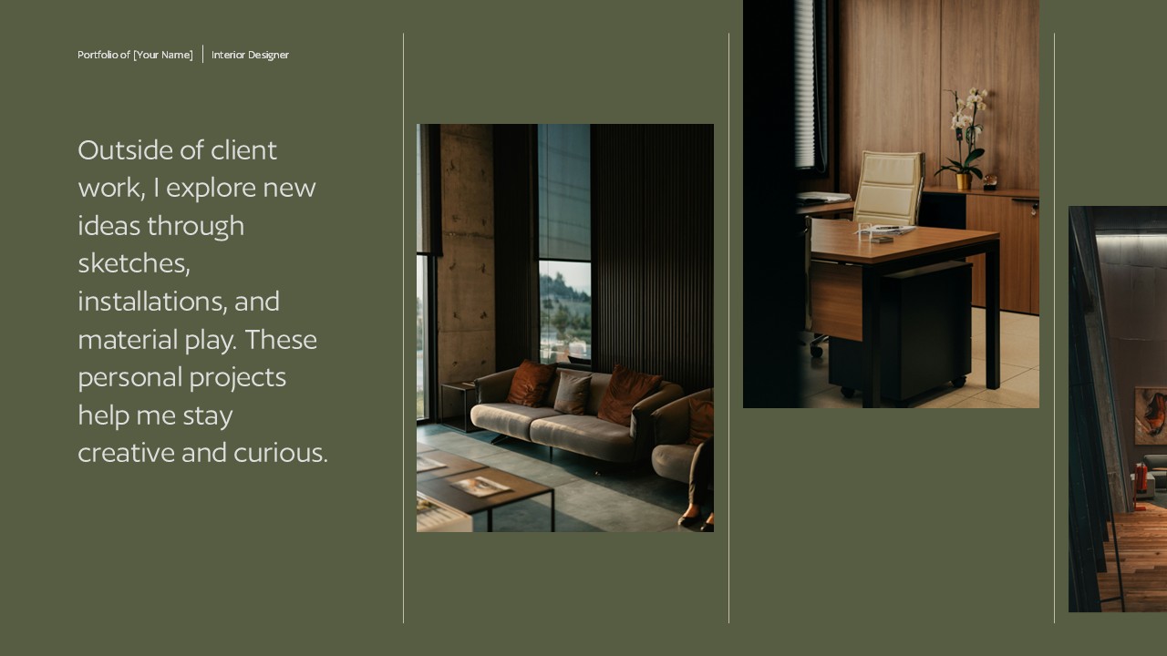 Interior Designer Portfolio PowerPoint, Presentation Templates ...