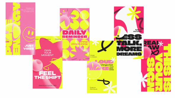 Pack Social Reels Openers template preview