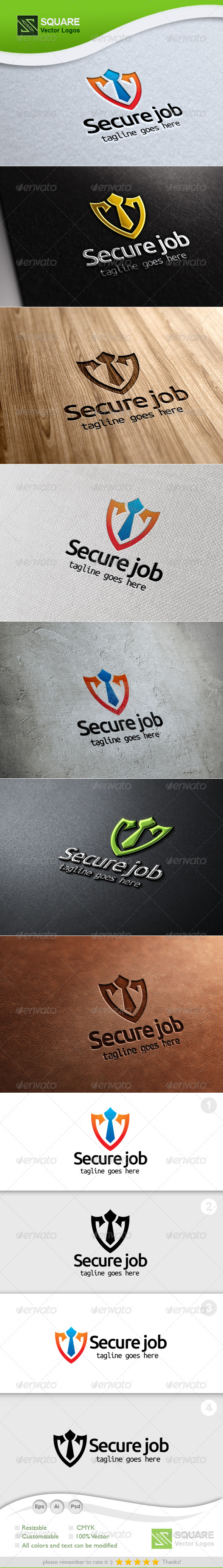 Shield, Tie Vector Logo Template - Symbols Logo Templates