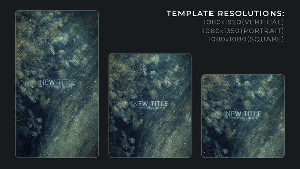 The Galaxy Ink Vertical Movie Trailer Openers template preview