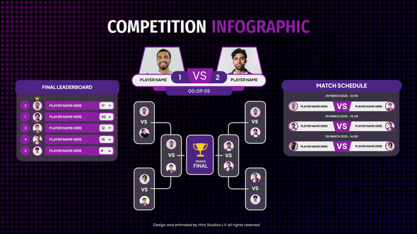 Competition Infographic Infographics template preview