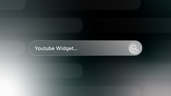 Widget Glass Youtube Elements template preview