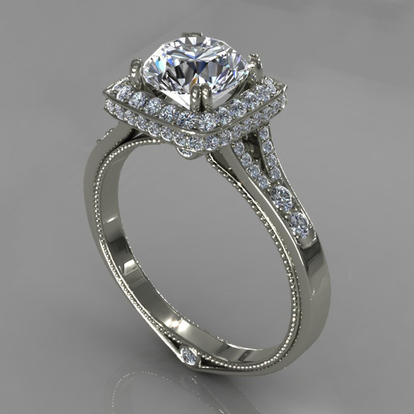 Diamond Ring Creative - 3Docean 5393560