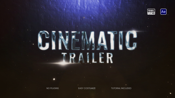 Cinematic Trailer Title Titles template preview