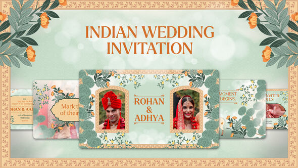 Indian Wedding Video Template Video Displays template preview