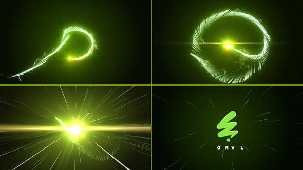 Dynamic streak Logo Reveal Logo Stings template preview