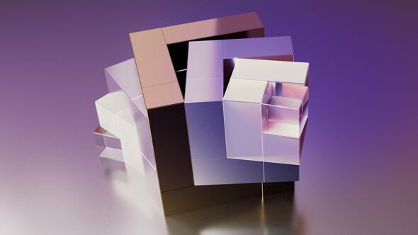 Cubic Structures Logo Stings template preview