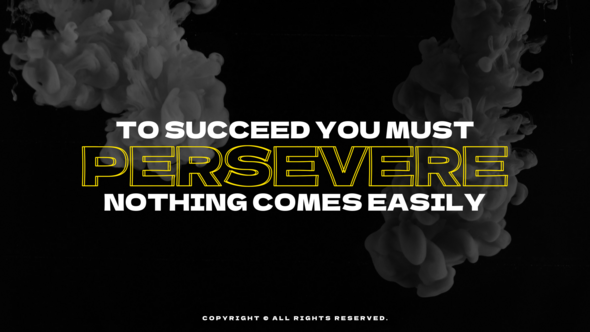 Abstract Text Titles template preview