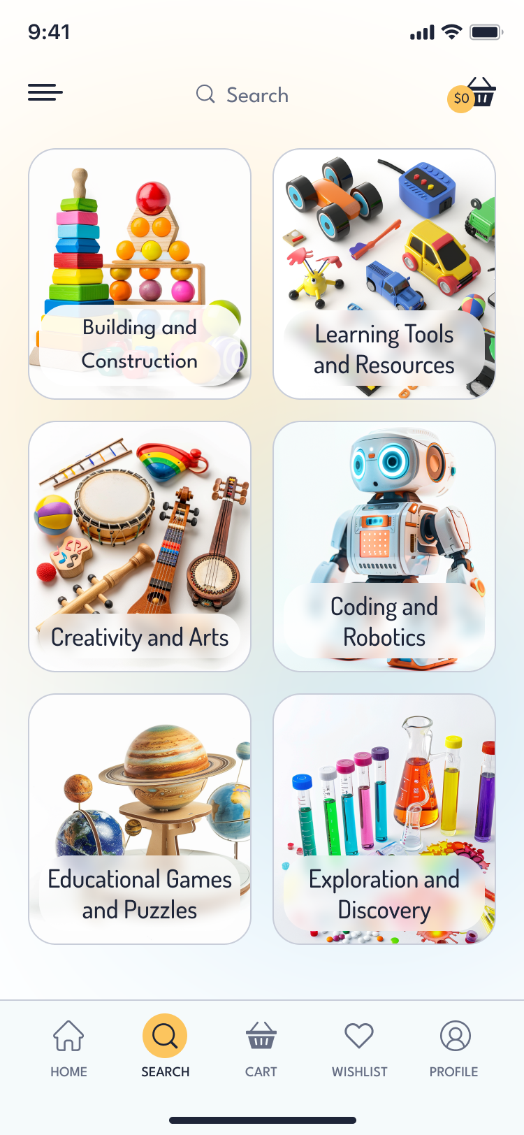 BrainNest - Educational Toys & Games Store HTML & CSS App with Payload ...