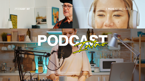 Podcast Opener Openers template preview