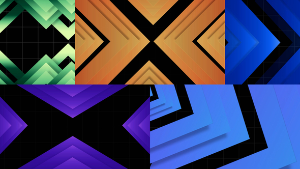 Arrow Background Elements template preview