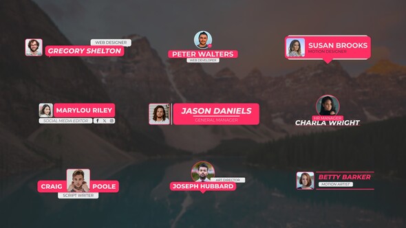 Photo Lower Thirds Elements template preview