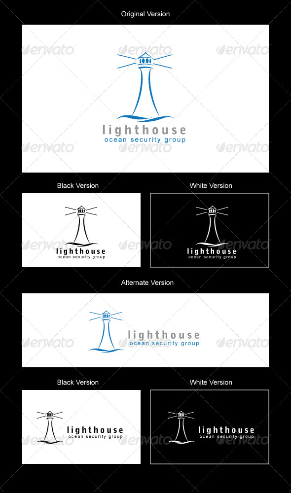 Lighthouse Logo Design - Symbols Logo Templates