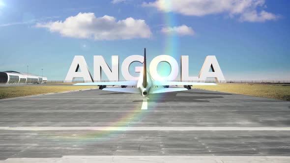 Commercial Airplane Landing Country   Angola