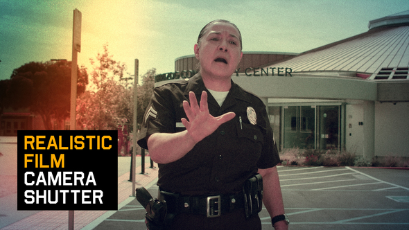 Realistic Film Camera Shutter | After Effects Elements template preview