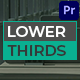 Lower Thirds MOGRTs - VideoHive Item for Sale