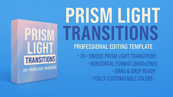 Prism Distorition Glass Transition Boundle Elements template preview