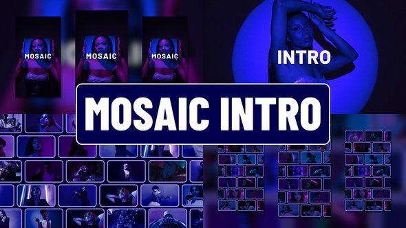 Mosaic Intro Openers template preview