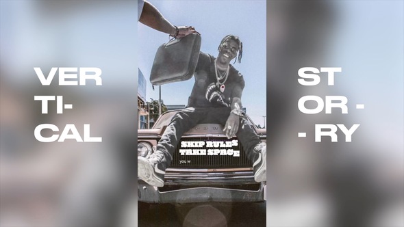 Tape and Type - Vertical Pack Titles template preview