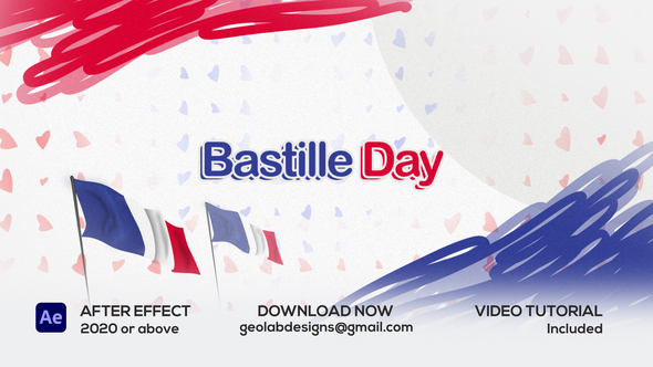 Bastille Day Openers template preview