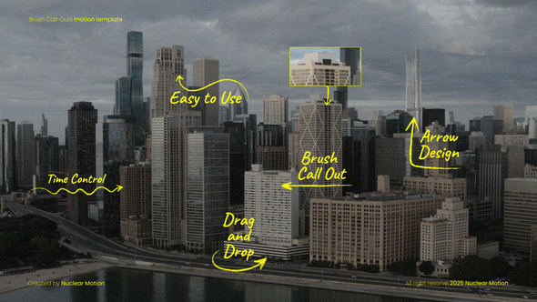 Arrows Call-Out Titles template preview