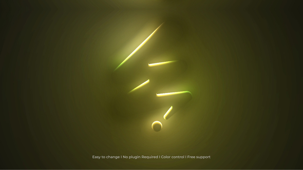 Neon Logo Reveal Logo Stings template preview