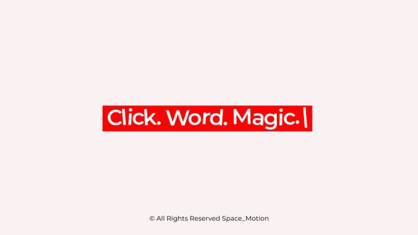 Typewriter | AE Titles template preview