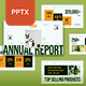 White Green Bold Maximalist Skincare Annual Report Presentation Template