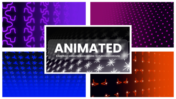 Abstract Animated Background Elements template preview