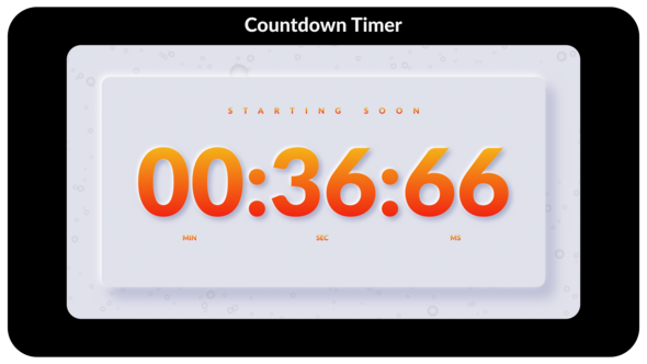 Countdown Timer Elements template preview
