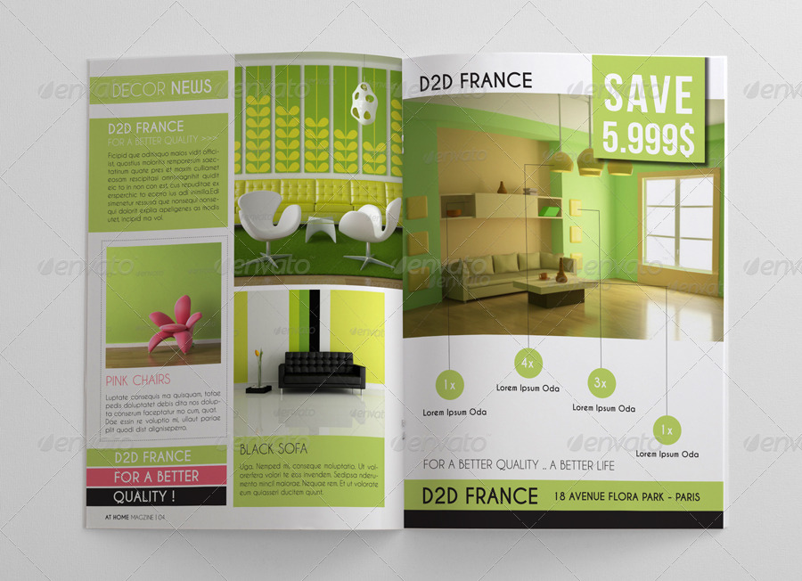 magazines designs templates