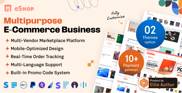 eShop Web - Multi Vendor eCommerce Marketplace / CMS