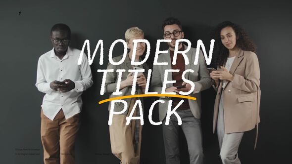 Shape Text Animation | After Effects Titles template preview