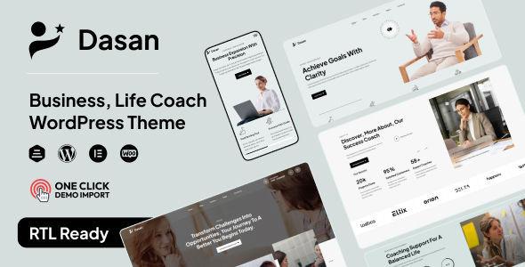Dasan - Life Coach WordPress Theme