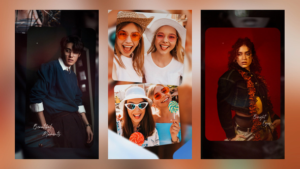 Slideshow - Vertical Slideshow Openers template preview