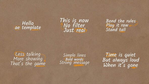 Creative Titles V1.0 | AE Titles template preview