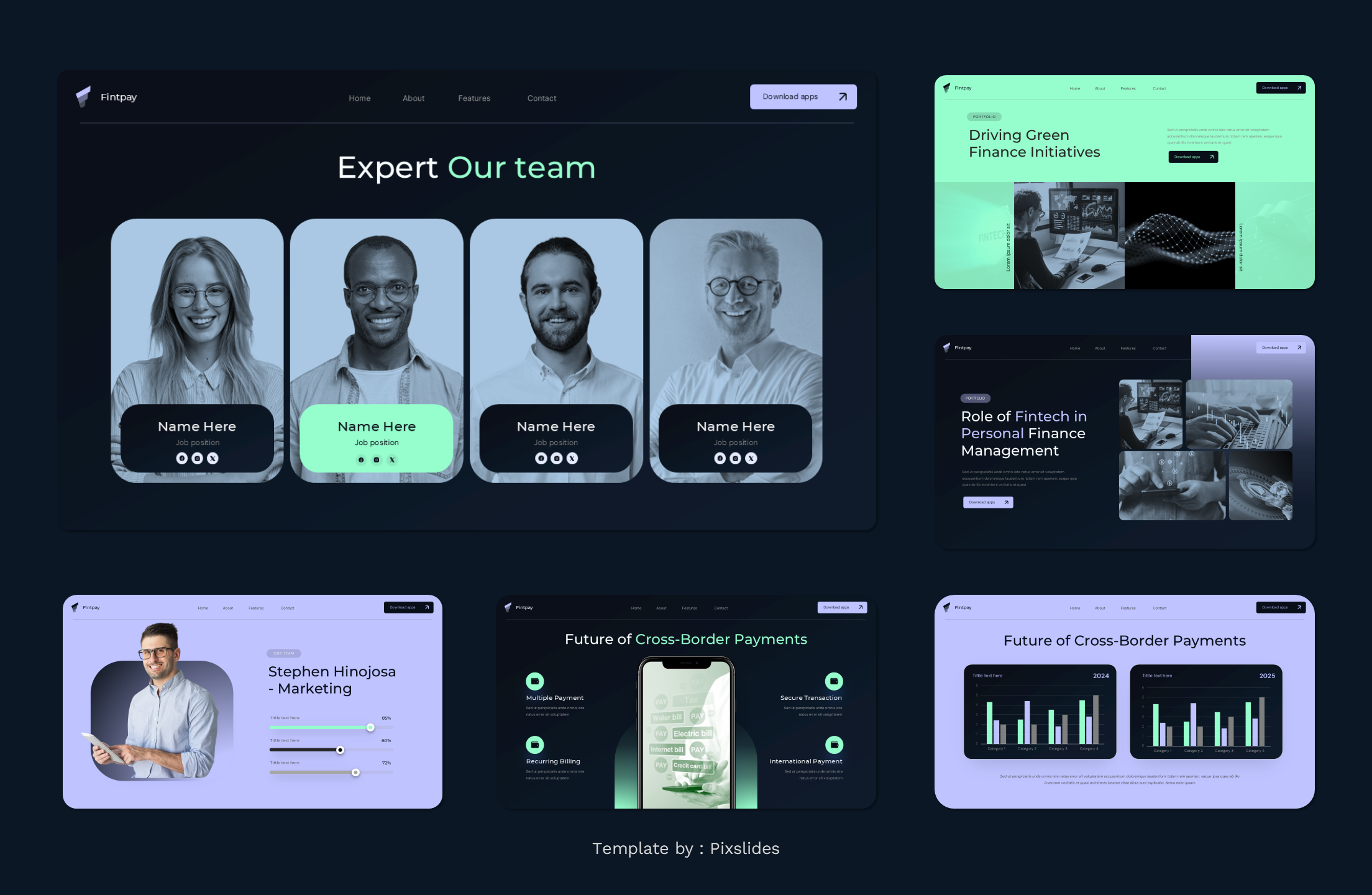 Fintpay - Fintech & Online Payment PowerPoint Presentation Template ...