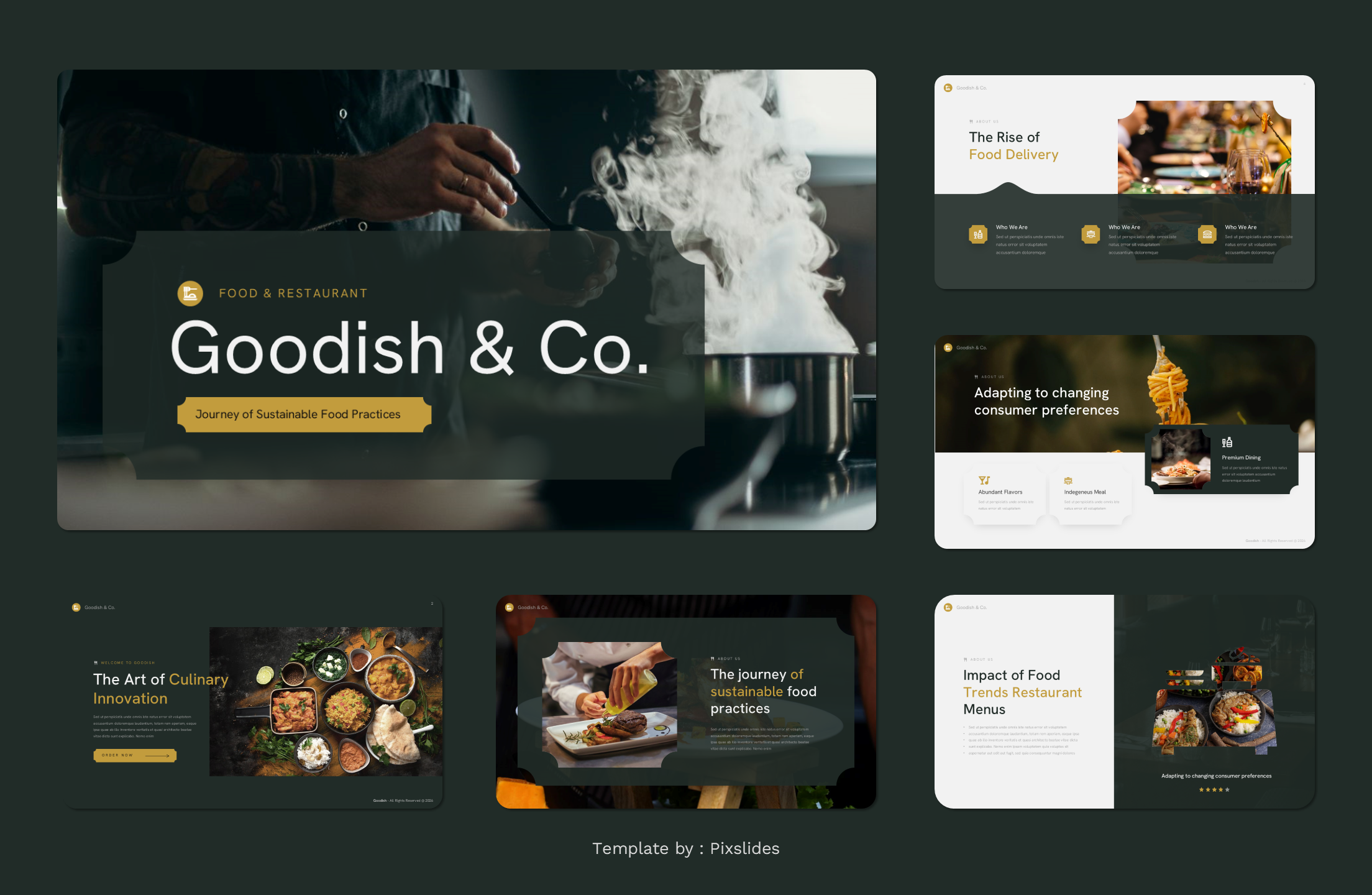 Goodish - Food & Restaurant PowerPoint Presentation Template ...