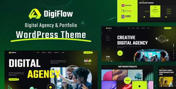 DigiFlow – Digital Agency WordPress Theme