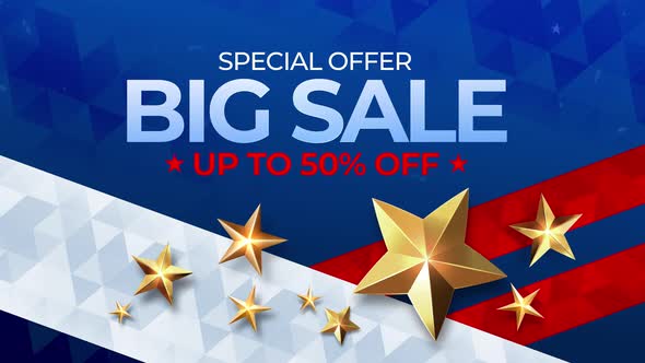 Big Sale Shopping Special Offer Background 4K