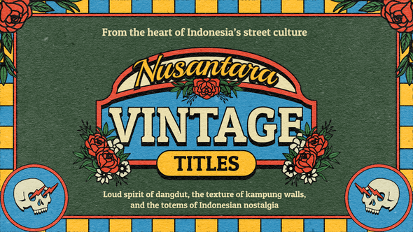 Nusantara Vintage Titles Titles template preview