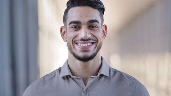 Male Portrait Happy Hispanic Smiling Successful Adult Young Man Guy Bearded Businessman Boss Leader alt