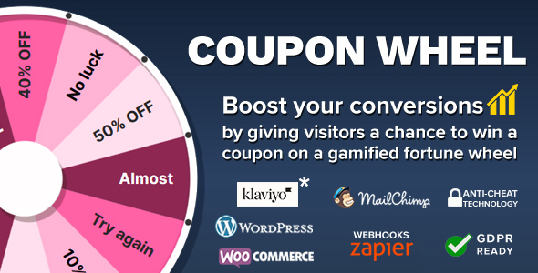 Coupon Wheel For WooCommerce and WordPress