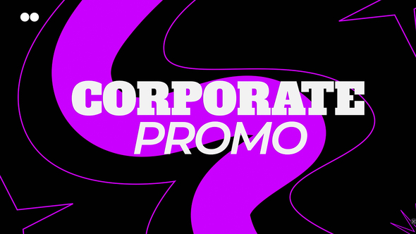 Corporate Promo Opener for After Effects Video Displays template preview