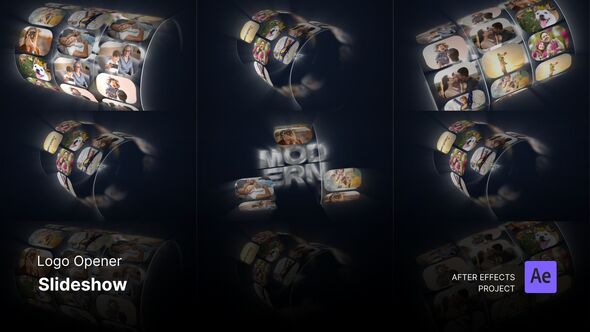 Logo Opener - Slideshow After Effects Template Logo Stings template preview
