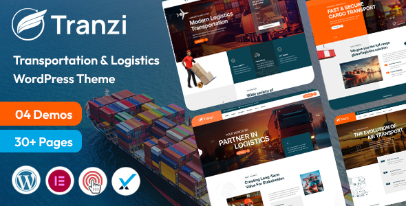 Tranzi – Transportation & Logistics WordPress Theme