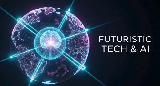 Futuristic Tech & AI Motion Graphics