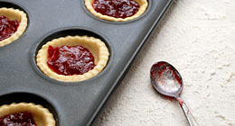 Pastry and jam tarts