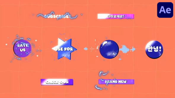 Dynamic FX Titles for After Effects Titles template preview
